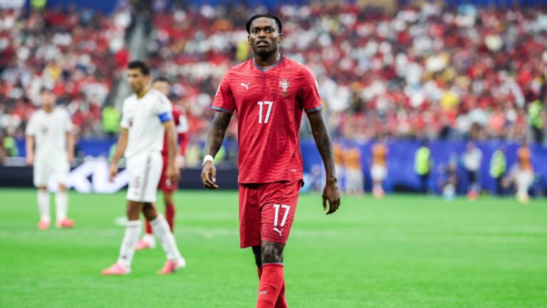 RECORD DATE NOT STATED  FIFA World Cup, WM, Weltmeisterschaft, Fussball 2026 - round of 16 - portugal v spain rafael leao player of portugal during the round of 16 match between portugal and spain at the fifa world cup, at dallas stadium, in texas, united states, on monday, july 06, 2026.Foto: William Volcov/Brazil Photo Press/IMAGO Sports arlington TX united states Copyright: xWILLIAMxVOLCOVx
2026.07.07 Arlington
pilka nozna , mistrzostwa swiata , mundial 2026
Portugalia - Hiszpania
Foto IMAGO/PressFocus

!!! POLAND ONLY !!!
