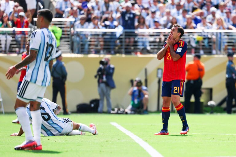 RECORD DATE NOT STATED  FIFA World Cup, WM, Weltmeisterschaft, Fussball 2026 - Final - Spain v Argentina Mikel Oyarzabal player of Spain during the 2026 FIFA World Cup final between Spain and Argentina at New York New Jersey Stadium, in East Rutherford, United States, on Sunday, July 19, 2026.Foto: William Volcov/Brazil Photo Press/IMAGO Sports East Rutherford NJ United States Copyright: xWILLIAMxVOLCOVx
2026.07.19 East Rutherford
pilka nozna mistrzostwa swiata
Hiszpania - Argentyna
Foto IMAGO/PressFocus

!!! POLAND ONLY !!!