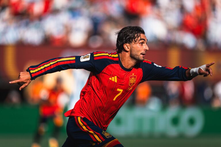 IPA86829232 - Ferran Torres of Spain celebrates his goal during the FIFA World Cup 2026, Final football match between Spain and Argentina on 19 July 2026 at MetLife Stadium in East Rutherford, New York, New Jersey, United States (Photo by /Sipa USA)
2026.07.19 East Rutherford
pilka nozna mistrzostwa swiata
Hiszpania - Argentyna
Foto IPA/SIPA USA/PressFocus

!!! POLAND ONLY !!!