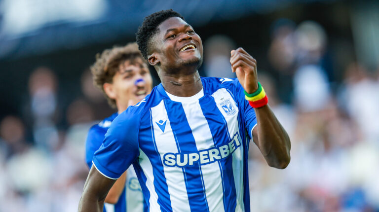 2026.07.21 Randers
pilka nozna eliminacje Ligi Liga Mistrzow 
AGF Aarhus - Lech Poznan
N/z bramka gol radosc Terry Yegbe
Foto Przemyslaw Szyszka / PressFocus

2026.07.21 Randers
Football Champions League qualifying
AGF Aarhus - Lech Poznan
bramka gol radosc Terry Yegbe
Credit: Przemyslaw Szyszka / PressFocus