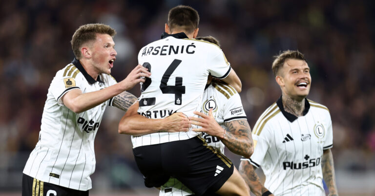 2026.07.24 Szczecin Pilka nozna PKO BP Ekstraklasa sezon 2026/2027 Pogon Szczecin - Legia Warszawa N/z Henrique Miguel Sousa Arreiol Zoran Arsenic gol bramka radosc Kamil Piatkowski Foto Piotr Matusewicz / PressFocus

2026.07.24 Szczecin
Football Polish PKO BP Ekstraklasa season 2026/2027 
Pogon Szczecin - Legia Warszawa 
Henrique Miguel Sousa Arreiol Zoran Arsenic gol bramka radosc Kamil Piatkowski 
Credit: Piotr Matusewicz / PressFocus