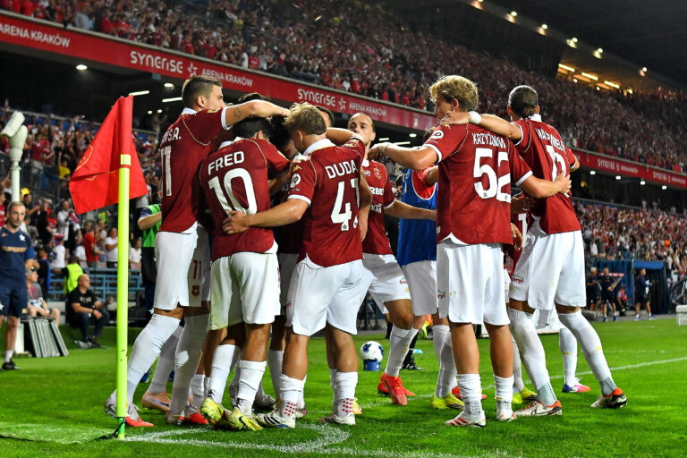 2026.07.26 Krakow
Pilka nozna , PKO BP Ekstraklasa sezon 2026/27
Wisla Krakow - GKS Katowice
N/z Pilkarze Wisly, radosc po bramce na 1-0, gol, bramka
Foto Krzysztof Porebski / PressFocus

2026.07.26 Krakow
Football Polish top league , 2026/2027 season
Wisla Krakow - GKS Katowice
Pilkarze Wisly, radosc po bramce na 1-0, gol, bramka
Credit: Krzysztof Porebski / PressFocus