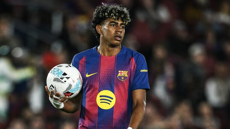 Lamine YAMAL of Barcelona during the Spanish championship LaLiga football match between FC Barcelona and RC Celta on 22 April 2026 at Camp Nou stadium in Barcelona, Spain (Photo by /Sipa USA)
2026.04.22 Barcelona
pilka nozna liga hiszpanska
FC Barcelona - Celta Vigo

Foto IPA/SIPA USA/PressFocus

!!! POLAND ONLY !!!