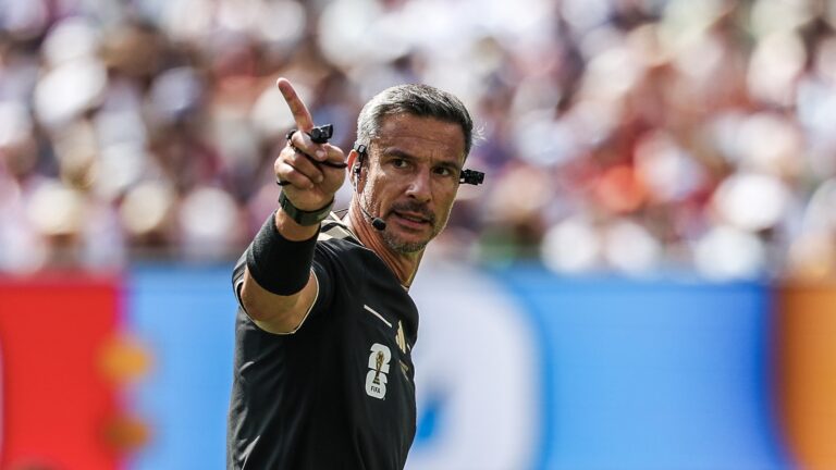 Slavko VINCIC, referee during the 2026 FIFA World Cup - Final match between Spain and Argentina at MetLife Stadium on July 19, 2026 in East Rutherford, New Jersey. (Photo by Johnny Fidelin/Icon Sport/Sipa USA)
2026.07.19 East Rutherford
pilka nozna , mistrzostwa swiata , mundial 2026 , final
Hiszpania - Argentyna
Foto Icon Sport/SIPA USA/PressFocus

!!! POLAND ONLY !!!