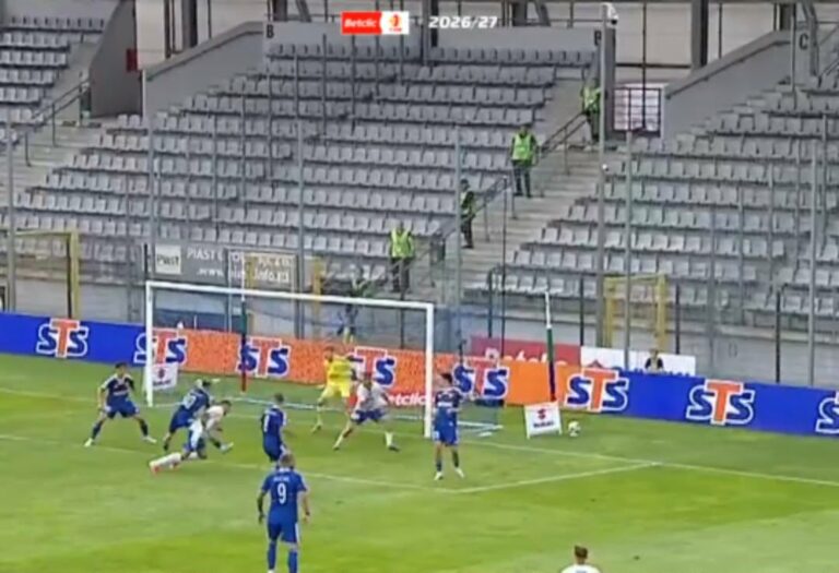 Ależ „główka”! Podbeskidzie prowadzi z Miedzią [WIDEO]