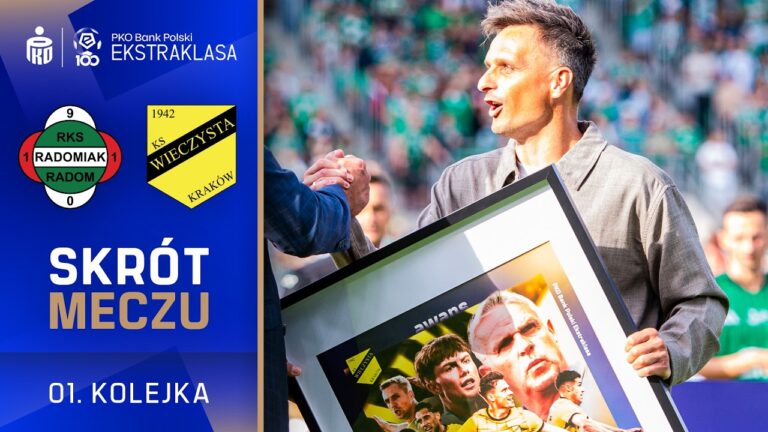 SKRÓT MECZU: Radomiak Radom 2:1 Wieczysta Kraków