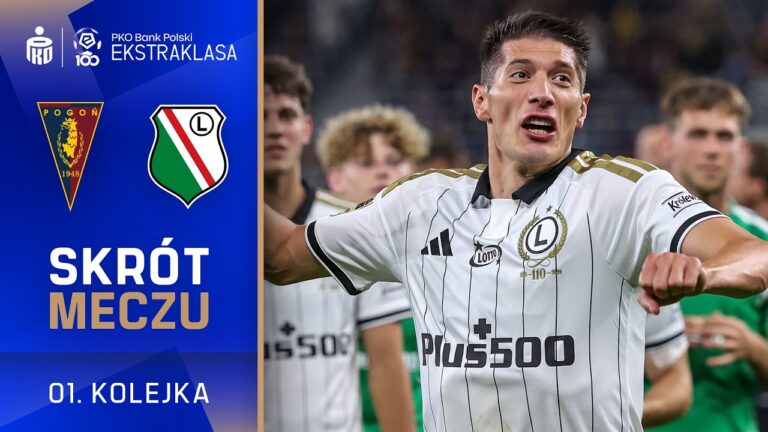 SKRÓT MECZU: Pogoń Szczecin 0:1 Legia Warszawa