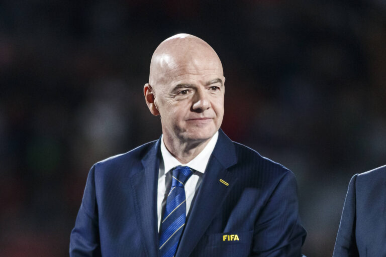 Argentina v Morocco: Final - FIFA U-20 World Cup Chile 2025 Santiago, Chile - October 19: President of FIFA Gianni Infantino during the FIFA U20 World Cup Chile 2025 final match between Argentina and Morocco at Estadio Nacional Julio Martinez Pradanos on October 19, 2025 in Santiago, Chile Santiago Estadio Nacional Julio Martianez Prdanos Region Metropolitana de Santiago Chile Copyright: xLatinxSportxImagesx
2025.10.19 Santiago
pilka nozna , Mistrzostwa Swiata U-20
Argentyna U20 - Maroko U20
Foto IMAGO/PressFocus

!!! POLAND ONLY !!!