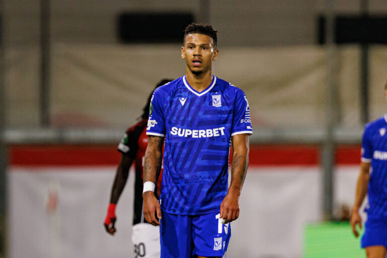 Bryan Fiabema seen during UEFA Conference League league phase game between team of Lincoln Red Imps and Lech Poznan Maciej Rogowski/Ball Raw Images Gibraltar Europa Sports Comples Gibraltar Copyright: xMaciejxRogowskix maciejrogowski_lincoln_lech_25_26-211
2025.10.23 Gibraltar
pilka nozna , liga Konferencji
Lincoln Red Imps - Lech Poznan
Foto IMAGO/PressFocus

!!! POLAND ONLY !!!
