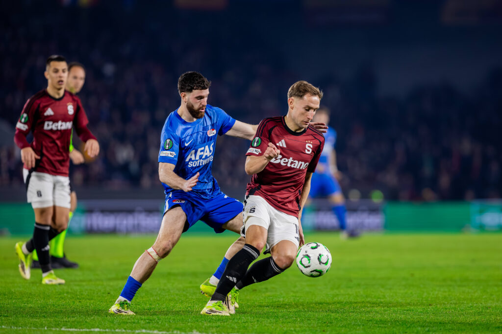 SPARTA PRAHA - AZ ALKMAAR Jan Kuchta of Sparta on the ball during the 2 nd leg Round of 16 of UEFA Conference league football match between AC Sparta Prague and AZ Alkmaar. Prague, Czechia, March 19, 2026. Photo by Branislav Racko Copyright: xx 080A4538
2026.03.19 Praga
pilka nozna , liga Konferencji
Sparta Praga - AZ Alkmaar
Foto IMAGO/PressFocus

!!! POLAND ONLY !!!