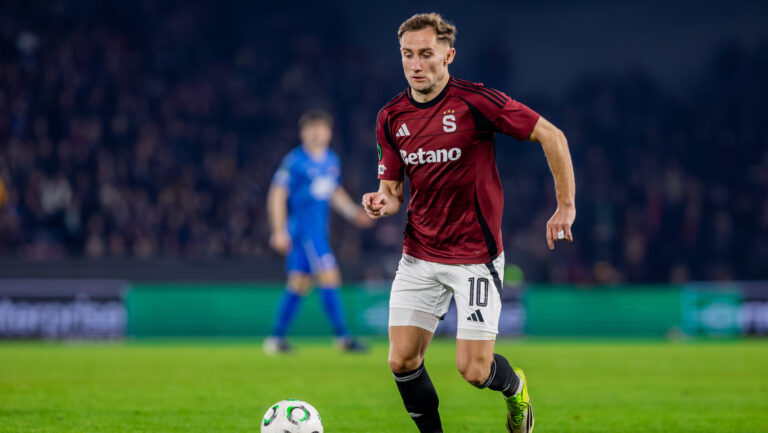 SPARTA PRAHA - AZ ALKMAAR Jan Kuchta of Sparta on the ball during the 2 nd leg Round of 16 of UEFA Conference league football match between AC Sparta Prague and AZ Alkmaar. Prague, Czechia, March 19, 2026. Photo by Branislav Racko Copyright: xx 080A4529
2026.03.19 Praga
pilka nozna liga konferencji europy
Sparta Praga - AZ Alkmaar

Foto IMAGO/PressFocus

!!! POLAND ONLY !!!