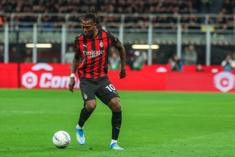 AC Milan vs Juventus FC, Serie A football, Milano, Italy Rafael Leao of AC Milan seen in action during Serie A 2025/26 football match between AC Milan and Juventus FC at San Siro Stadium in Milan, Italy Italy, Milan, Milan, San Siro PUBLICATIONxNOTxINxDENxNORxFINxBEL Copyright: xGonzalesxPhoto/FCIx
2026.04.26 Mediolan
pilka nozna , liga wloska
AC Milan - Juventus Turyn
Foto IMAGO/PressFocus

!!! POLAND ONLY !!!