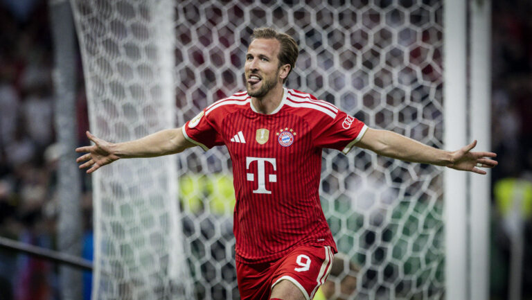 Berlin, Germany. 23rd Mai 2026. Goal celebration: Harry Kane FCB Bayern München - VfB Stuttgart 23.05.2026 *** Berlin, Germany 23rd May 2026 Goal celebration Harry Kane FCB Bayern Munich VfB Stuttgart 23 05 2026
2026.05.23 Berlin
pilka nozna , Puchar Niemiec , final Pucharu
Bayern Muonachium - VfB Stuttgart
Foto IMAGO/PressFocus

!!! POLAND ONLY !!!