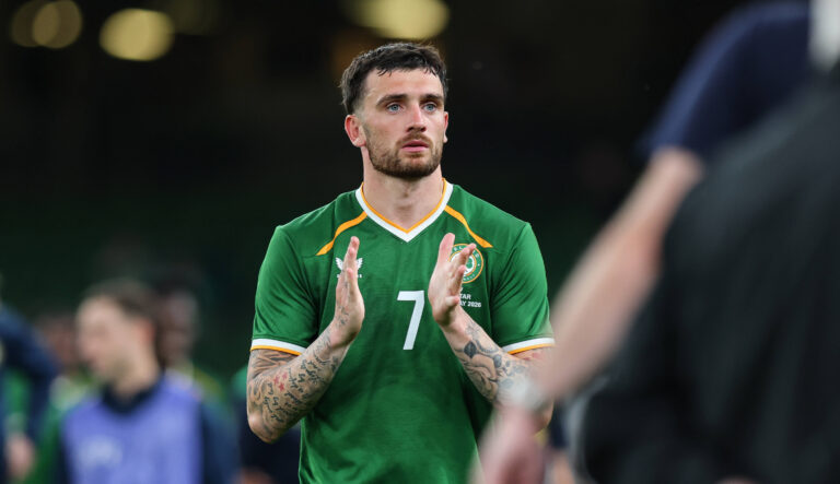 International Friendly, Landerspiel, Nationalmannschaft Aviva Stadium, Dublin 28/5/2026 Republic of Ireland vs Qatar Ireland s Troy Parrott after the game Troy Parrott after the game 28/5/2026 PUBLICATIONxNOTxINxUKxIRLxFRAxNZL Copyright: x INPHO/RyanxByrnex RB1_1125
2026.05.28 Dublin
pilka nozna mecz towarzyski
Irlandia - Katar

Foto IMAGO/PressFocus

!!! POLAND ONLY !!!