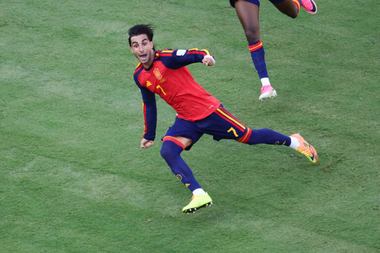 Ferran Torres of Spain scores a goal in extra time during the FIFA World Cup, WM, Weltmeisterschaft, Fussball 2026 Final match between Spain and Argentina at Metlife Stadium, New Jersey, USA on 19 July 2026. Copyright: xPeterxDovganx 45290052
2026.06.19 East Rutherford
pilka nozna mistrzostwa swiata
Hiszpania - Argentyna
Foto IMAGO/PressFocus

!!! POLAND ONLY !!!