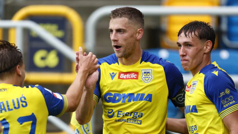 2026.08.01 Gdynia Pilka nozna Betclic 1 Liga sezon 2026/2027 Arka Gdynia - Stal Rzeszow N/z Vladislavs Gutkovskis gol bramka radosc Foto Piotr Matusewicz / PressFocus

2026.08.01 Gdynia
Football Polish Betclic 1 Liga season 2026/2027 
Arka Gdynia - Stal Rzeszow 
Vladislavs Gutkovskis gol bramka radosc 
Credit: Piotr Matusewicz / PressFocus