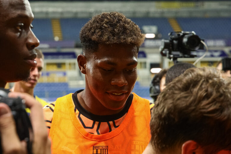 IPA87392040 - Parma's Zion Suzuki during the Parma Calcio vs. UC Sampdoria friendly soccer match in Parma, Italy, on August 9, 2026 (Photo by /Sipa USA)
2026.08.09 Parma
pilka nozna sparing mecz towarzyski
Parma Calcio - UC Sampdoria Genua
Foto IPA/SIPA USA/PressFocus

!!! POLAND ONLY !!!