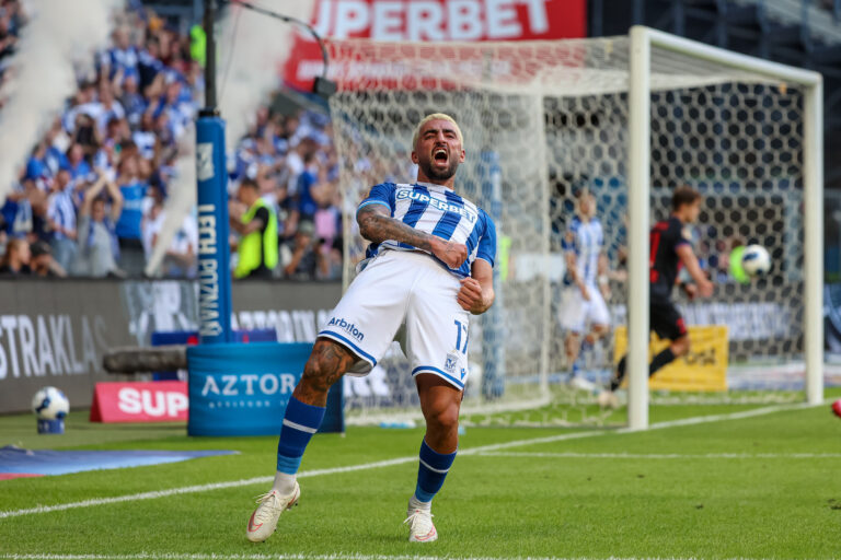 2026.08.09 Poznan
Pilka nozna Ekstraklasa sezon 2026/2027
Lech Poznan - Piast Gliwice
N/z Allahyar Sayyadmanesh gol radosc bramka
Foto Pawel Jaskolka / PressFocus

2026.08.09 Poznan
Football Polish Ekstraklasa season 2026/2027
Lech Poznan - Piast Gliwice
Credit: Pawel Jaskolka / PressFocus