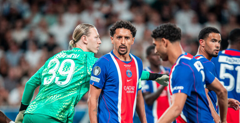 2026.08.12 Salzburg
Pilka Nozna, Superpuchar UEFA 2026
PSG - Aston Villa
N/z Marquinhos
Foto Mateusz Porzucek PressFocus

2026.08.12 Salzburg
Football, UEFA Super Cup 2026
Paris Saint-Germain F.C. - Aston Villa
PSG - Aston Villa
Marquinhos
Credit: Mateusz Porzucek PressFocus