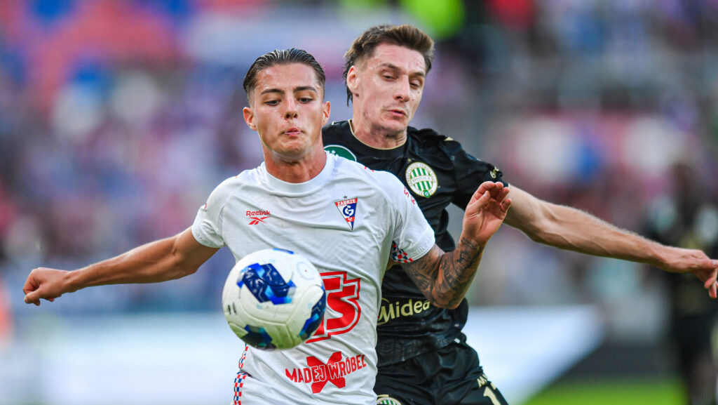 2026.08.13 Zabrze
Pilka nozna Liga Europy UEFA Eliminacje 3 Rudna Kwalifikacji Ligi Europy Sezon 2026/2027
Gornik Zabrze - Ferencvaros
N/z Kacper Urbanski, Marius Corbu
Foto Marcin Bulanda / PressFocus

2026.08.13 Zabrze
Football UEFA European League Qualifying Third Round Season 2026/2027
Gornik Zabrze - Ferencvaros
Kacper Urbanski, Marius Corbu
Credit: Marcin Bulanda / PressFocus