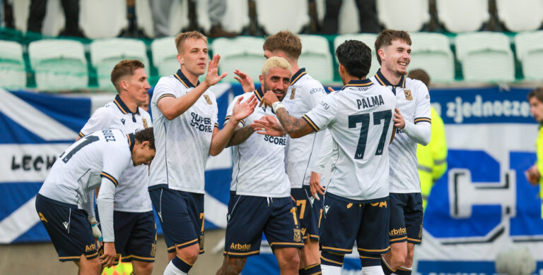 2026.08.14 Klaksvik
pilka nozna Liga Europy trzecia runda kwalifikacji
KI Klaksvik - Lech Poznan
N/z bramka gol radosc Allahyar Sayyadmanesh Pablo Rodriguez
Foto Przemyslaw Szyszka / PressFocus

2026.08.14 Klaksvik
Football - UEFA Europa League third qualifying round
KI Klaksvik - Lech Poznan
bramka gol radosc Allahyar Sayyadmanesh Pablo Rodriguez
Credit: Przemyslaw Szyszka / PressFocus