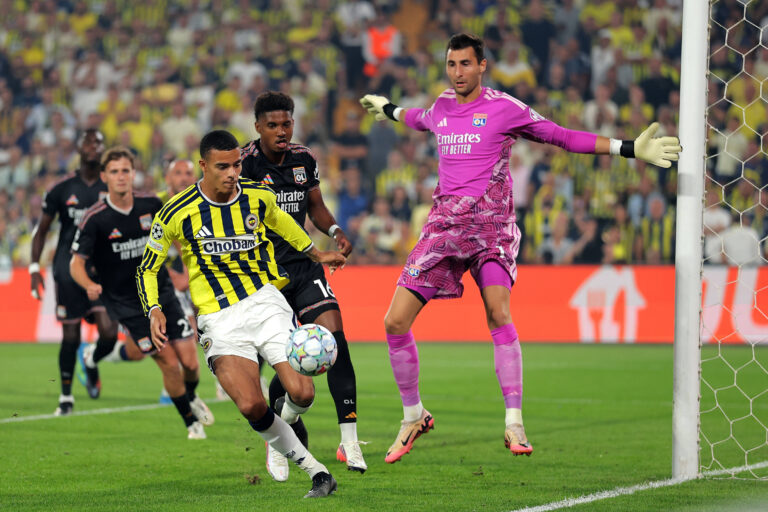 2026-08-18 Fenerbahce v Olympique Lyonnais - UEFA Champions League 2026/27 Play-Offs First Leg ISTANBUL, TURKEY - AUGUST 18: Mason Greenwood of Fenerbahce, Abner Vinicius of Olympique Lyonnais, Dominik Greif of Olympique Lyonnais during the UEFA Champions League 2026/27 Play-Offs First Leg match between Fenerbahce and Olympique Lyonnais at Sukru Saracoglu Stadium on August 18, 2026 in Istanbul, Turkey. Photo by BSR Agency Istanbul Turkey Content not available for redistribution in The Netherlands directly or indirectly through any third parties. Copyright: xBSRxAgencyx
2026.08.18 Stambul
pilka nozna liga mistrzow
Fenerbahce Stambul - Olympique Lyon
Foto IMAGO/PressFocus

!!! POLAND ONLY !!!