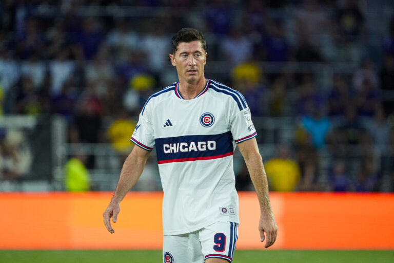 Orlando, Florida, USA, August 19, 2026, Chicago Fire player Robert Lewandowski
 #9 at Inter&amp;Co Stadium.  (Photo by Marty Jean-Louis/Sipa USA)
2026.08.20 Orlando
pilka nozna liga MLS
Orlando City SC - Chicago Fire

Foto Marty Jean-Louis/SIPA USA/PressFocus

!!! POLAND ONLY !!!
