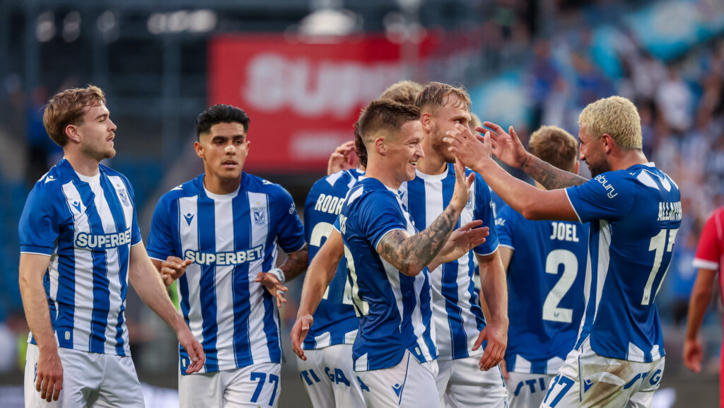 2026.08.20 Poznan
Pilka nozna UEFA Liga Europy kwalifikacje play off sezon 2026/2027
Lech Poznan - FC Thun
N/z Radoslaw Murawski gol radosc bramka Allahyar Sayyadmanesh
Foto Pawel Jaskolka / PressFocus

2026.08.20 Poznan
Football Europa League Play-offs qualifying round season 2026/2027
Lech Poznan - FC Thun
Credit: Pawel Jaskolka / PressFocus
