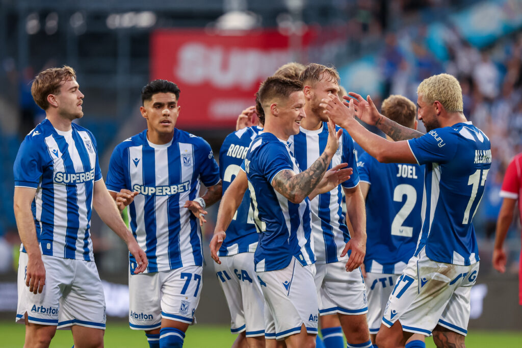 2026.08.20 Poznan
Pilka nozna UEFA Liga Europy kwalifikacje play off sezon 2026/2027
Lech Poznan - FC Thun
N/z Radoslaw Murawski gol radosc bramka Allahyar Sayyadmanesh
Foto Pawel Jaskolka / PressFocus

2026.08.20 Poznan
Football Europa League Play-offs qualifying round season 2026/2027
Lech Poznan - FC Thun
Credit: Pawel Jaskolka / PressFocus