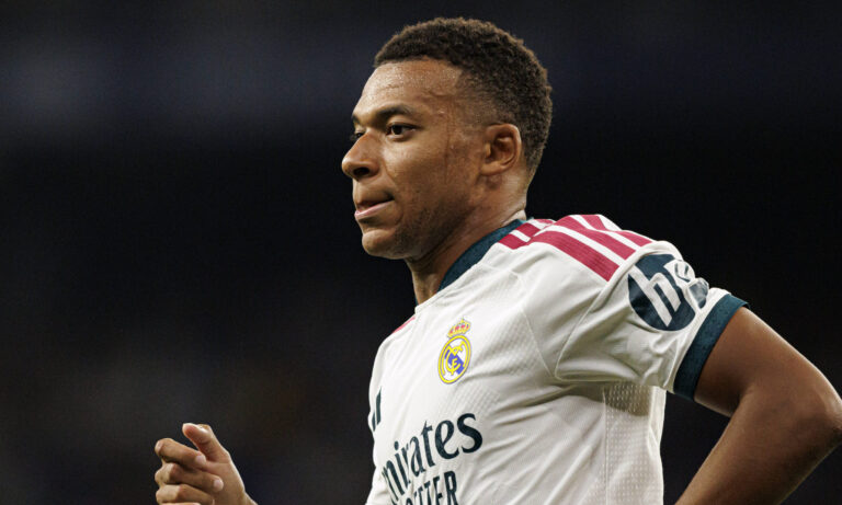 Kylian Mbappe seen during LaLiga EASPORTS 2026 2027 game between teams of RCD Espanyol de Barcelona and Real Madrid FC at RCDE Stadium Maciej Rogowski/Ball Raw Images Barcelona RCDE Stadium Spain Copyright: xMaciejxRogowskix maciejrogowski_espanyol_realmadrid_2627_fullimago-338
2026.08.22 Barcelona
pilka nozna , Liga Hiszpanska
RCD Espanyol Barcelona - Real Madryt
Foto IMAGO/PressFocus

!!! POLAND ONLY !!!