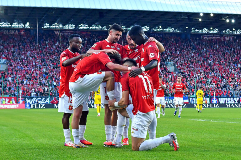 2026.08.29 Krakow
Pilka nozna , PKO BP Ekstraklasa sezon 2026/27
Wisla Krakow - Wieczysta Krakow
N/z Pilkarze Wisly, Julius Ertlthaler, Jordi Sanchez radosc po bramce na  1-0, gol, bramka
Foto Krzysztof Porebski / PressFocus

2026.08.29 Krakow
Football Polish top league , 2026/2027 season
Wisla Krakow - Wieczysta Krakow
Pilkarze Wisly, Julius Ertlthaler, Jordi Sanchez radosc po bramce na  1-0, gol, bramka
Credit: Krzysztof Porebski / PressFocus