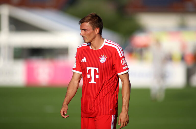 Fussball, Herren, Bundesliga, Saison 2026/2027, FC Rottach-Egern - FC Bayern München, Testspiel, Trainingslager, Rottach-Egern Joao Palhinha FC Bayern München stehend, Kopf, Oberkörper *** Soccer, Men s, Bundesliga, 20262027 Season, FC Rottach Egern vs. FC Bayern Munich, Friendly Match, Training Camp, Rottach Egern: Joao Palhinha of FC Bayern Munich standing, head, upper body
2026.07.30 Rottach-Egern
pilka nozna , sparing mecz towarzyski
FC Rottach-Egern - FC Bayern Monachium
Foto IMAGO/PressFocus

!!! POLAND ONLY !!!
