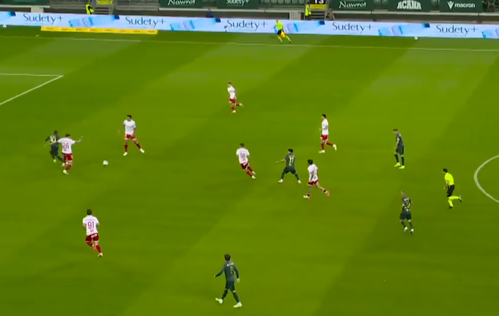 Koszmarny start Widzewa! Czerwona kartka reprezentanta Polski [WIDEO]