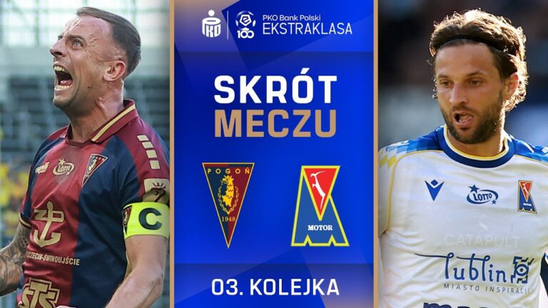 SKRÓT MECZU: Pogoń Szczecin 3:1 Motor Lublin