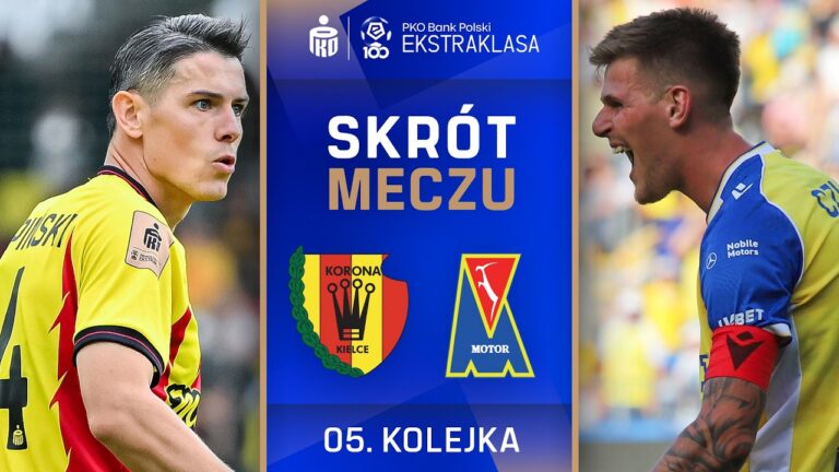 SKRÓT MECZU: Korona Kielce 1:1 Motor Lublin