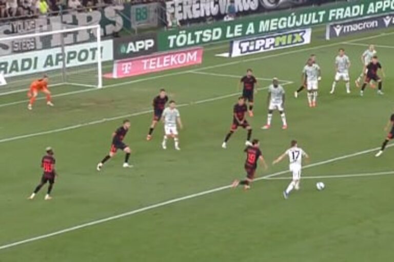 Tak Górnik stracił jedyną bramkę w meczu z Ferencvarosem! Idealny strzał [WIDEO]