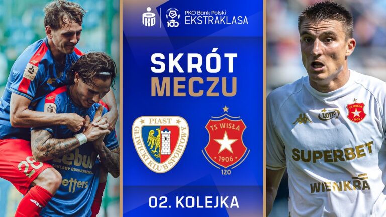 SKRÓT MECZU: Piast Gliwice 4:3 Wisła Kraków