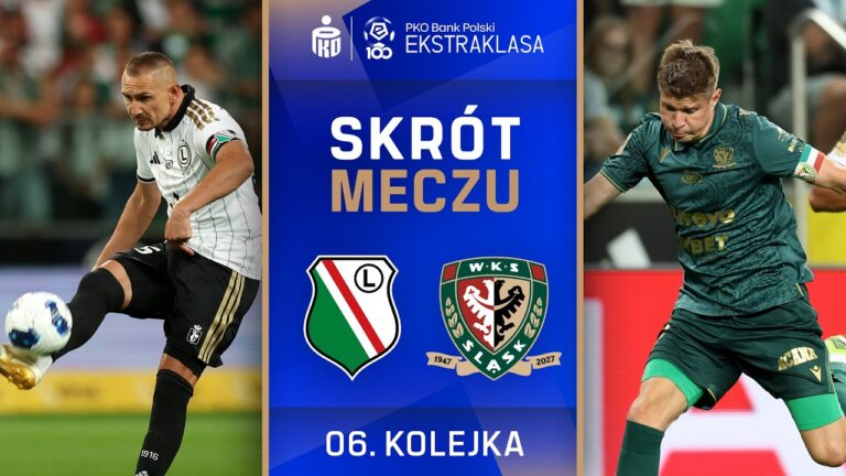 SKRÓT MECZU: Legia Warszawa 1:1 Śląsk Wrocław