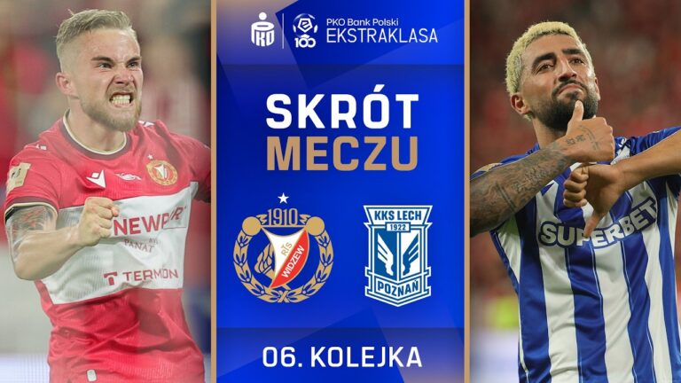 SKRÓT MECZU: Widzew Łódź 2:3 Lech Poznań