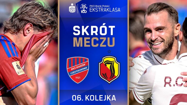 SKRÓT MECZU: Raków Częstochowa 2:5 Jagiellonia