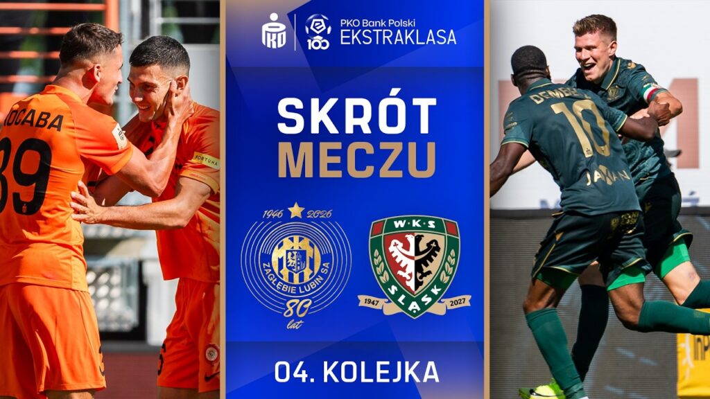 SKRÓT MECZU: Zagłębie Lubin 2:1 Śląsk Wrocław