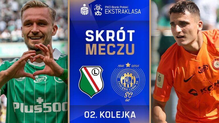 SKRÓT MECZU: Legia Warszawa 3:1 Zagłębie Lubin