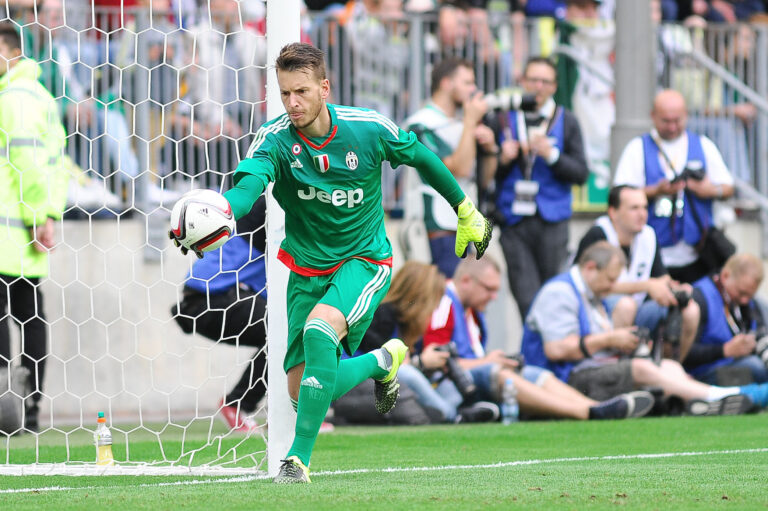 GDANSK 29.07.2015 PGE ARENA PILKA NOZNA POLSKA SEZON 2015/2016 FOOTBALL FRIENDLY GAME MECZ TOWARZYSKI LECHIA GDANSK - JUVENTUS TURYN FC N/Z NORBERTO MURARA NETO 
FOT PIOTR MATUSEWICZ / PRESSFOCUS