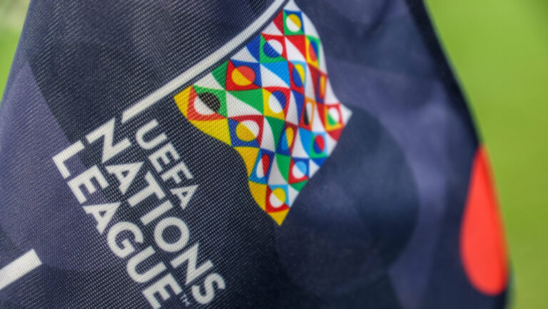 UEFA Nations League Halbfinale - 24/25 - Deutschland - Portugal am 04.06.2025 in der Allianz Arena in Munchen Logo auf der Eckfahne der UEFA Nations League *** UEFA Nations League semi-final 24 25 Germany Portugal on 04 06 2025 at the Allianz Arena in Munich Logo on the corner flag of the UEFA Nations League MH
2025.06.04 Monachium
pilka nozna , liga narodow
Niemcy - Portugalia
Foto IMAGO/PressFocus

!!! POLAND ONLY !!!