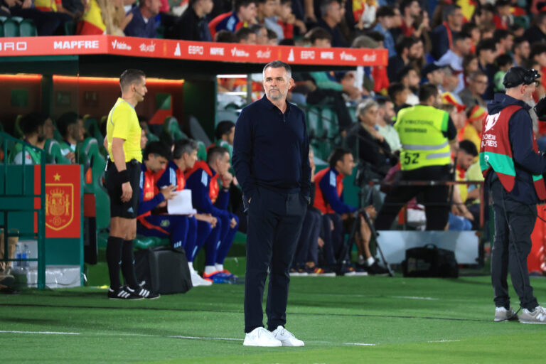 Spain - 2026 FIFA World Cup, WM, Weltmeisterschaft, Fussball Qualifying Group E - Spain vs Georgia - 11/10/2025 SPAIN, ELCHE, OCTOBER 11. Willy Sagnol Head Coach of Georgia during the 2026 FIFA World Cup qualifying Group E football match between Spain and Georgia, on October 11, 2025 at Estadio Manuel Martinez Valero in Elche, Spain. Photo by Manuel Blondeau/ AOP.Press Elche Estadio Manuel Martinez Valero Andalucia Spain Copyright: x ManuelxBlondeau/AOP.Pressx AOP20251011-0091
2025.10.11 Elche
pilka nozna , eliminacje , kwalifikacje do mistrzostw swiata 2026
Hiszpania - Gruzja
Foto IMAGO/PressFocus

!!! POLAND ONLY !!!