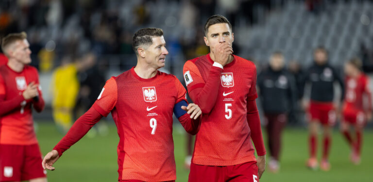 2025.10.12 Kowno
Pilka nozna Kwalifikacje Mistrzostw Swiata 2026
Litwa - Polska
N/z Robert Lewandowski, Jan Bednarek
Foto Marcin Karczewski / PressFocus

2025.10.12 Kaunas
Football - FIFA World Cup 2026 Qualifying round
Lithuania - Poland
Robert Lewandowski, Jan Bednarek
Credit: Marcin Karczewski / PressFocus