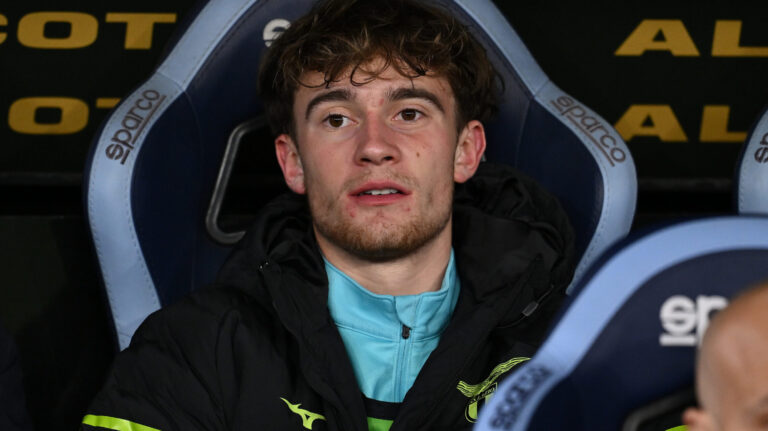 Adrian Przyborek of of S.S. Lazio during the 25th matchday of the Serie A championship between S.S. Lazio and Atalanta B.C. at the Stadio Olimpico on February 14, 2026 in Rome, Italy. (Photo by Domenico Cippitelli/IPA Sport / ipa-agency.net/IPA/Sipa USA)
2026.02.14 Rzym
pilka nozna liga wloska
SS Lazio Rzym - Atalanta Bergamo
Foto IPA/SIPA USA/PressFocus

!!! POLAND ONLY !!!