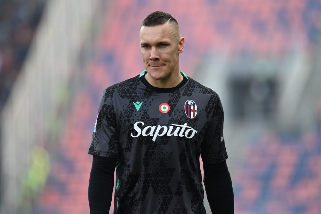 Lukasz Skorupski (Bologna Fc)  during  Bologna FC vs Hellas Verona FC, Italian soccer Serie A match in Bologna, Italy, March 08 2026 (Photo by Gianluca Ricci/IPA Sport / ipa-agency.net/IPA/Sipa USA)
2026.03.08 Bolonia
pilka nozna liga wloska
Bologna FC - Hellas Werona
Foto IPA/SIPA USA/PressFocus

!!! POLAND ONLY !!!