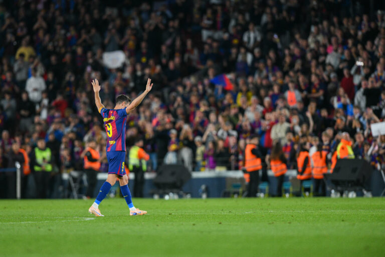 FC Barcelona, Barca v REAL BETIS SPOTIFY CAMP NOU. BARCELONA May 17,2026 FC BARCELONA vs REAL BETIS MAY 17, 2026 Robert Lewandowski 9 of FC Barcelona in his last match at Camp Nou during the match between FC Barcelona and Real Betis corresponding to the thirty-seven day of La Liga EA Sports at at Spotify Camp Nou in Barcelona, Spain. Barcelona ESP Copyright: xS.xRosx
2026.05.17 Barcelona
pilka nozna liga hiszpanska
ostatni mecz Roberta Lewandowskiego w barwach FC Barcelony
Foto IMAGO/PressFocus

!!! POLAND ONLY !!!