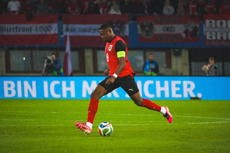 Fussball Österreich, Nationalteam, International Friendly, Länderspiel, Nationalmannschaft Freundschaftliches Länderspiel, FIFA UEFA WM Vorbereitung - ÖFB / Österreich vs. Tunesien / Tunisienne FTF - Ernst-Happel-Stadion Wien, Österreich: David Alaba Österreich, 8 *** Football Austria, National Team, International Friendly, Friendly International Match, FIFA UEFA World Cup Preparation ÖFB Austria vs Tunisia Tunisienne FTF Ernst Happel Stadion Vienna, Austria David Alaba Austria, 8 Copyright: xLukasxBierederx
2026.06.01 Wieden
pilka nozna , miedzynarodowy mecz towarzyski
Austria - Tunezja
Foto IMAGO/PressFocus

!!! POLAND ONLY !!!